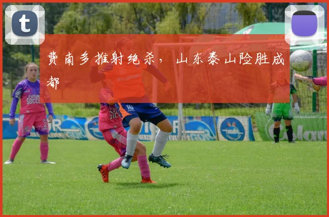 费南多推射绝杀,山东泰山险胜成都